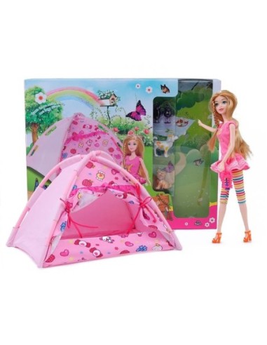 Set Camping Con Muñeca